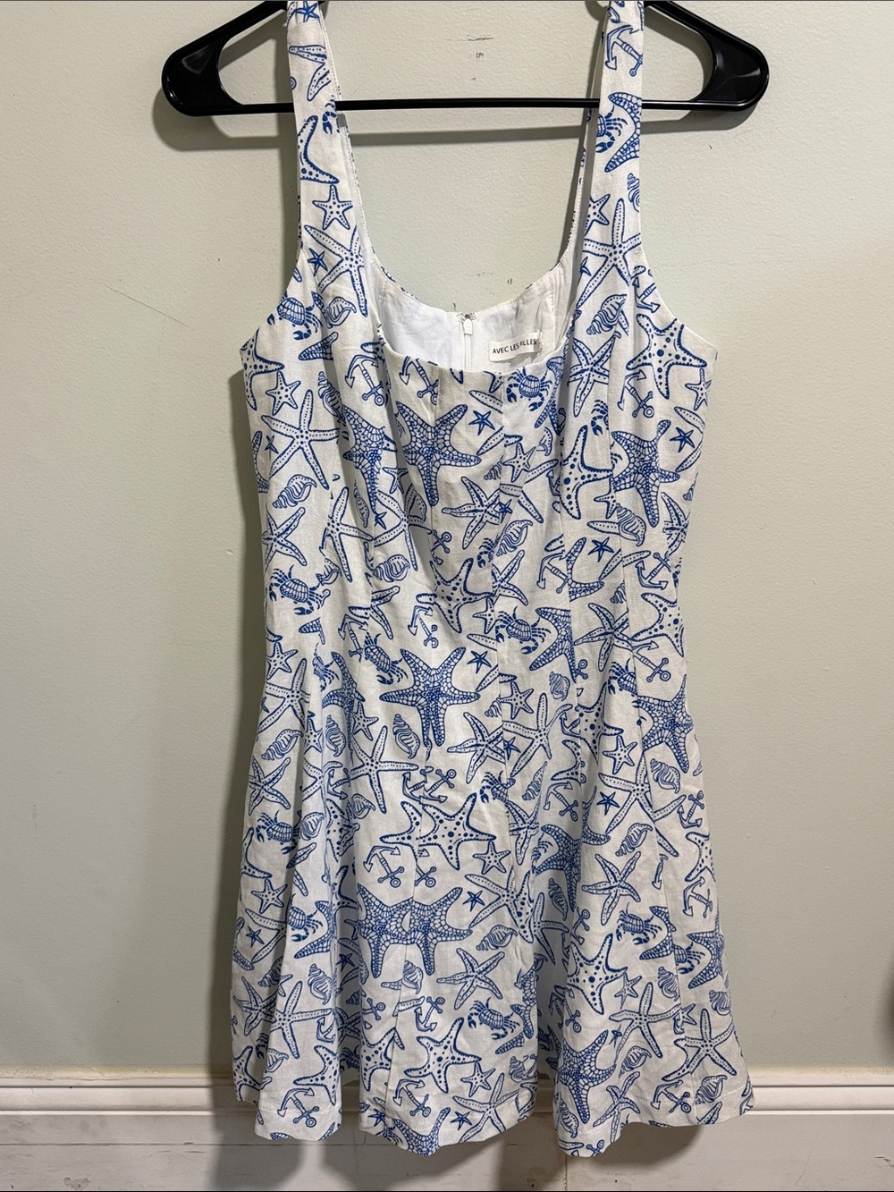 Avec Les Filles Mini Nautical Dress with Pockets Size 12